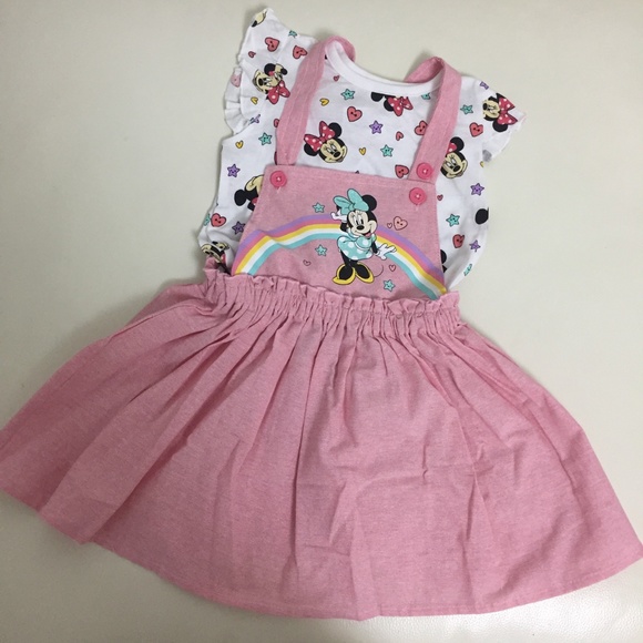Disney Minnie Mouse Cute Dress Set - Picture 1 of 7